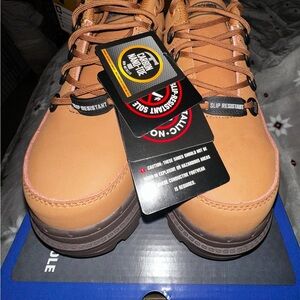 Skechers Slip-Resistant Steel Toe Work Shoes